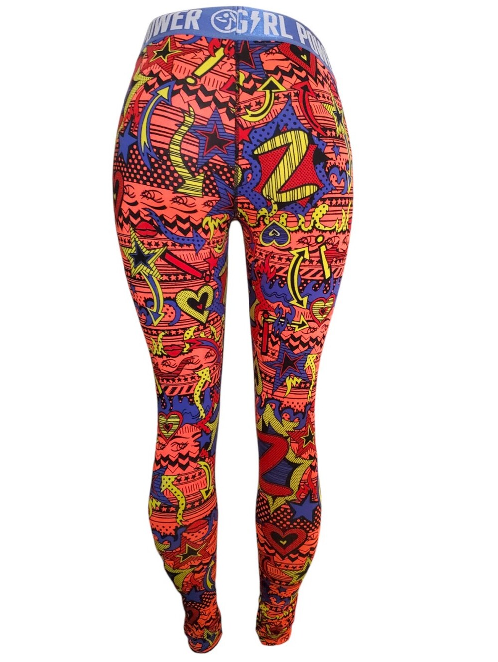 Zumba- Girl Power Dance  WorkOut Leggings - Size Medium M - Picture 2 of 6